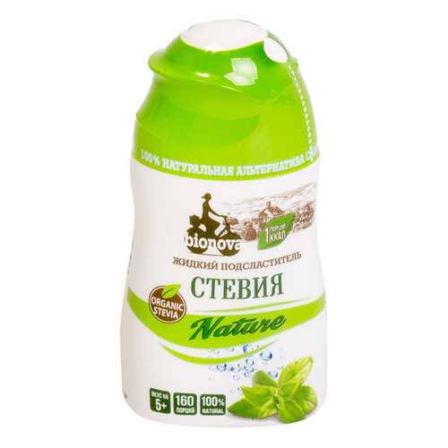 Подсластитель Bionova столовый cтевия nature жидкий 80 г в Да