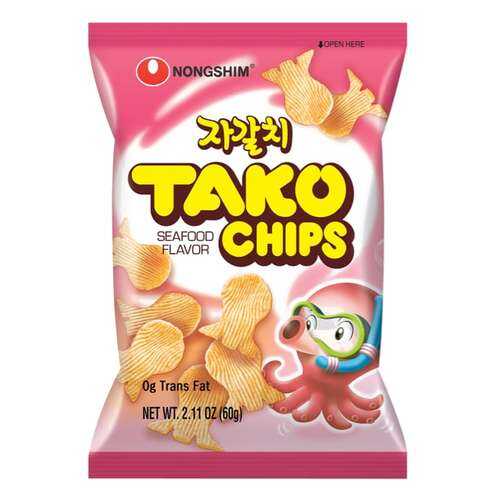 Чипсы Nongshim тако с морепродуктами 60 г в Да