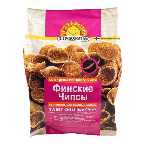 Чипсы ржаные Linkosuo финские со вкусом сладкого чили 120 г в Да