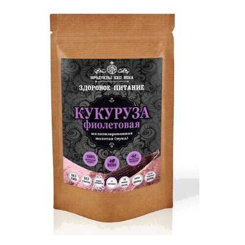 Кукуруза фиолетовая Продукты XXII века молотая мука желатинизированная 100 г в Да