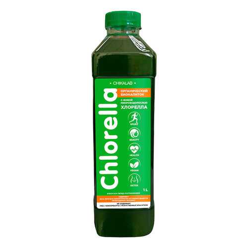 Напиток органический Хлорелла BOMBBAR Chikalab Chlorella 1000 мл в Да