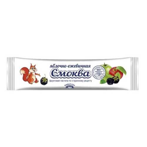 Пастила Смоква фруктовая яблочно-ежевичная 15 г в Да