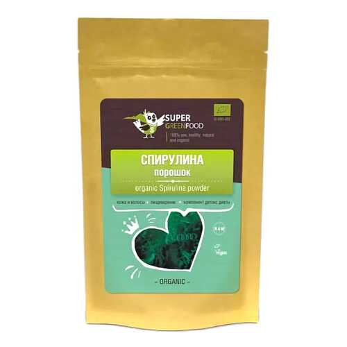 Спирулина Super Green Food порошок 200 г в Да