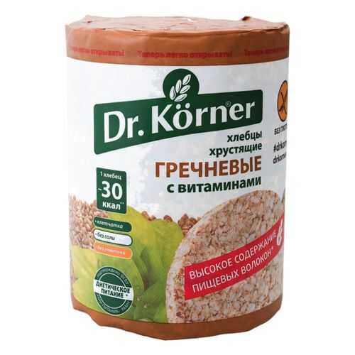Хлебцы хрустящие Dr.Kоrner гречневые с витаминами 100 г в Да