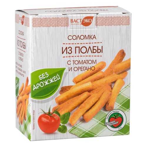 Соломка из полбы Вастэко с томатом и орегано 150 г в Да