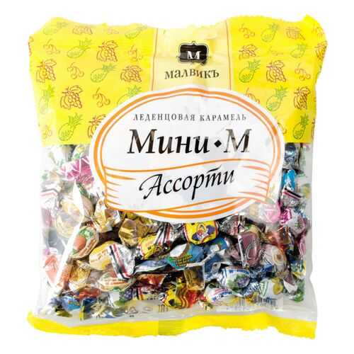 Карамель мини-м Малвикъ ассорти 180 г в Да