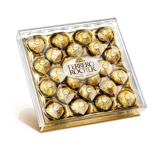 Конфеты Ferrero Rocher хрустящие с лесным орехом 300 г в Да