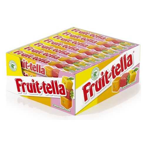 Конфеты Fruit-tella жевательные ассорти 21*41 г в Да