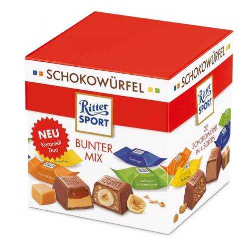 Набор конфет Ritter Sport Schokowurfel Микс 176г в Да