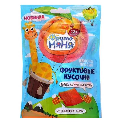 Фруктовые кусочки ФрутоНяня из яблок и персиков в Да