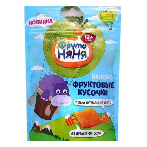 Фруктовые кусочки ФрутоНяня из яблок в Да