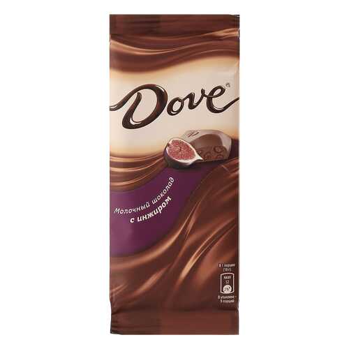 Шоколад молочный Dove с инжиром 90 г в Да