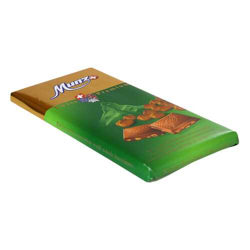 Шоколад Munz молочный с обжаренным фундуком 30% 100 г в Да