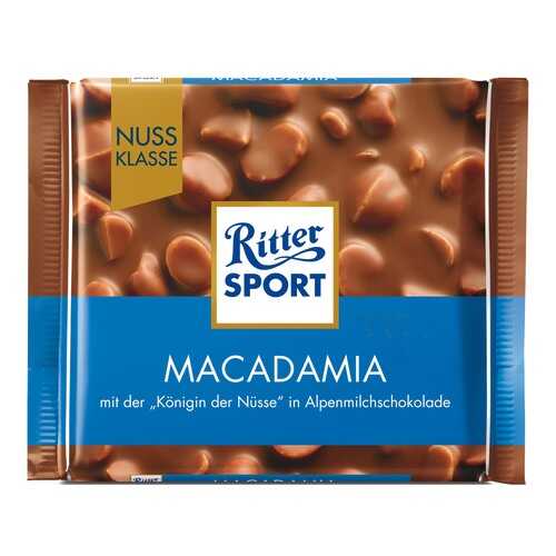 Шоколад Ritter Sport макадамия молочный с обжаренным орехом макадамии 100 г в Да