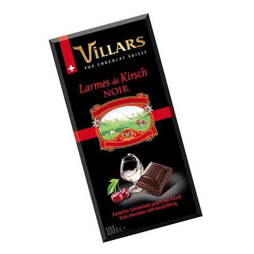 Шоколад темный Villars с вишневым бренди 100 г в Да