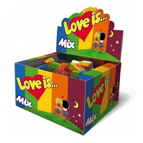 Жевательная резинка Love is... блок микс в Да
