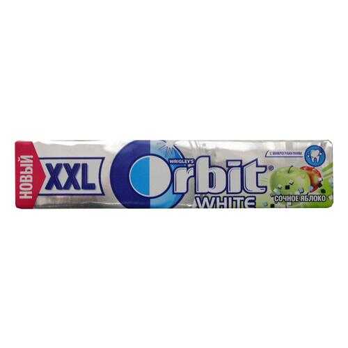 Жевательная резинка Orbit белоснежный сочное яблоко XXL 20 штук 20.4 г в Да