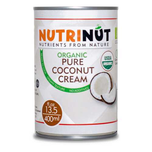 Кокосовый крем Nutrinut organic coconut cream 400 мл в Да