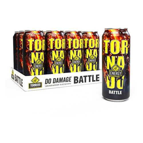 Энергетический напиток Tornado Energy Battle 12 шт Х 450 мл в Да