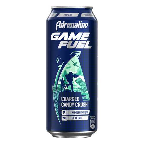Напиток Adrenaline Game Fuel энергетический 449 мл в Да