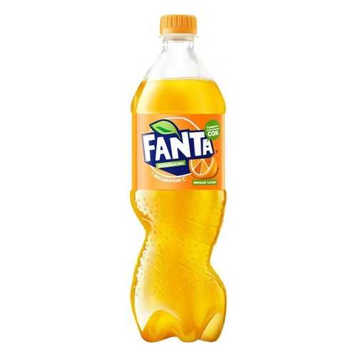 Напиток безалкогольный сильногазированный Fanta апельсин с витамином С пластик 0.9 л в Да