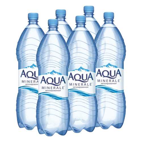 Вода Aqua Minerale негазированная питьевая 2 л упаковка 6 шт в Да
