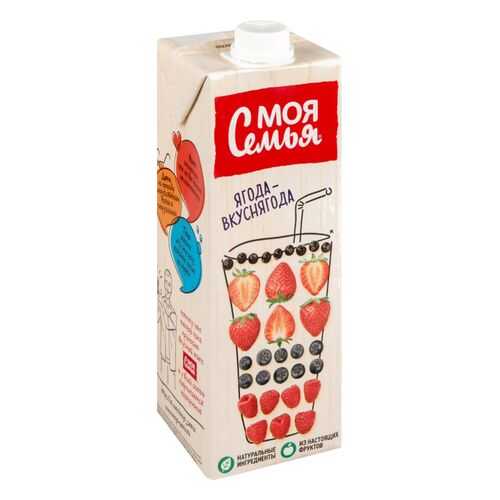 Напиток Моя Семья сокосодержащий ягода-вкуснягода 0.95 л в Да