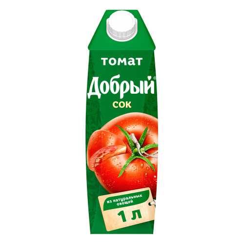 Сок томат Добрый с солью с мякотью 1 л в Да